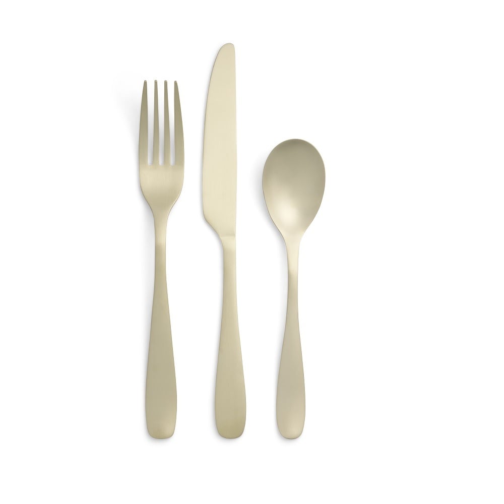 Cambridge Eliana Champagne 6 Piece Flatware Set, stainless steel