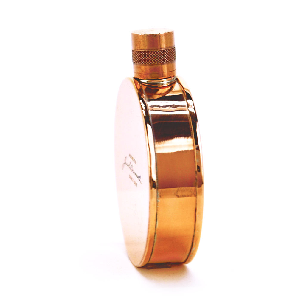 Kentucky Round Copper Flask – Handcrafted Heritage Pocket Flask