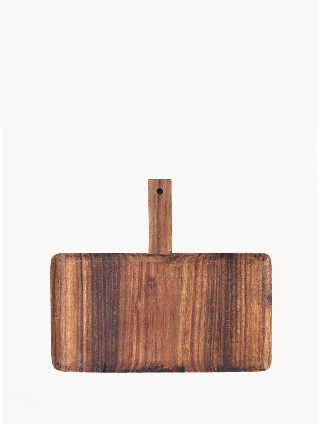 Hand-Carved Wooden Serving Tray | Natural Albizia Wood Board