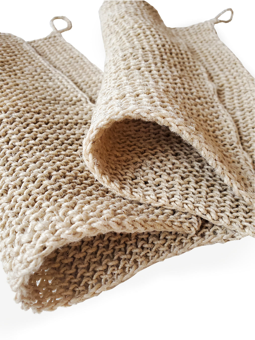 Hemp Washcloth Set (2) | Natural Exfoliating & Eco-Friendly Cloths