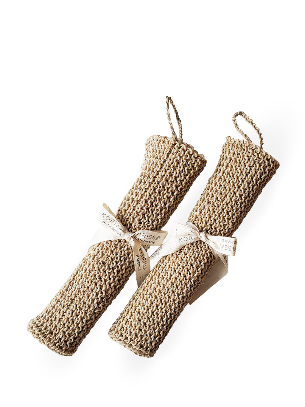 Hemp Washcloth Set (2) | Natural Exfoliating & Eco-Friendly Cloths