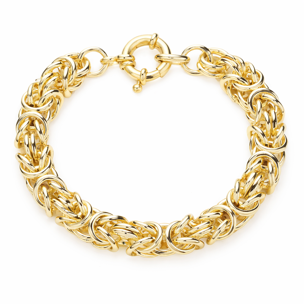 Chunky Gold Toggle Link Bracelet