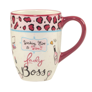 Lolita Lady Boss Ceramic Mug Set of 4 – 16 oz Coffee & Tea Mugs
