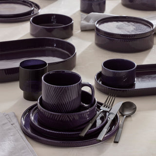 Lenox Modulus Black Satin 20-Piece Flatware Set, 18/10 stainless steel (view 5)