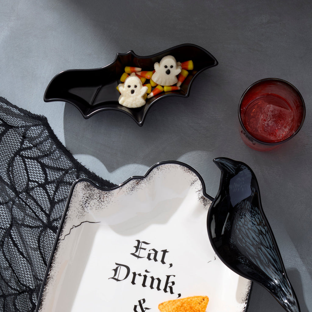 Lenox Halloween Bat Candy Dish, porcelain (view 2)