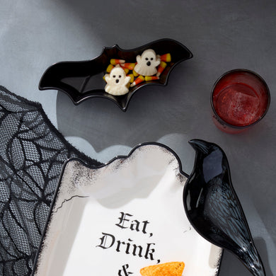 Lenox Halloween Bat Candy Dish, porcelain (view 2)