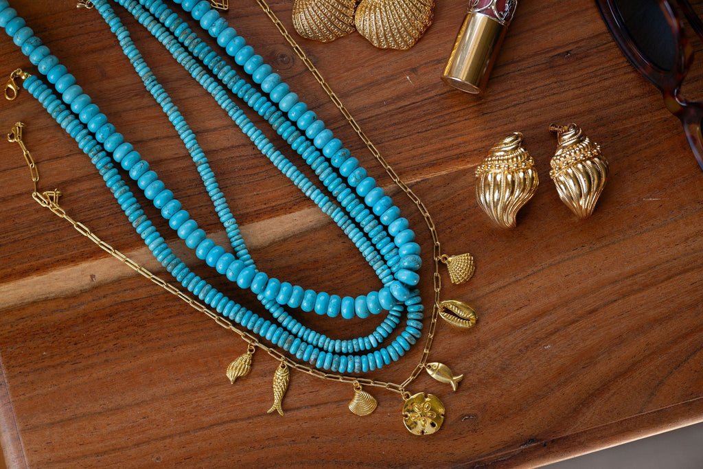 10mm Tradd Turquoise Necklace - Belle of the Ball Collection