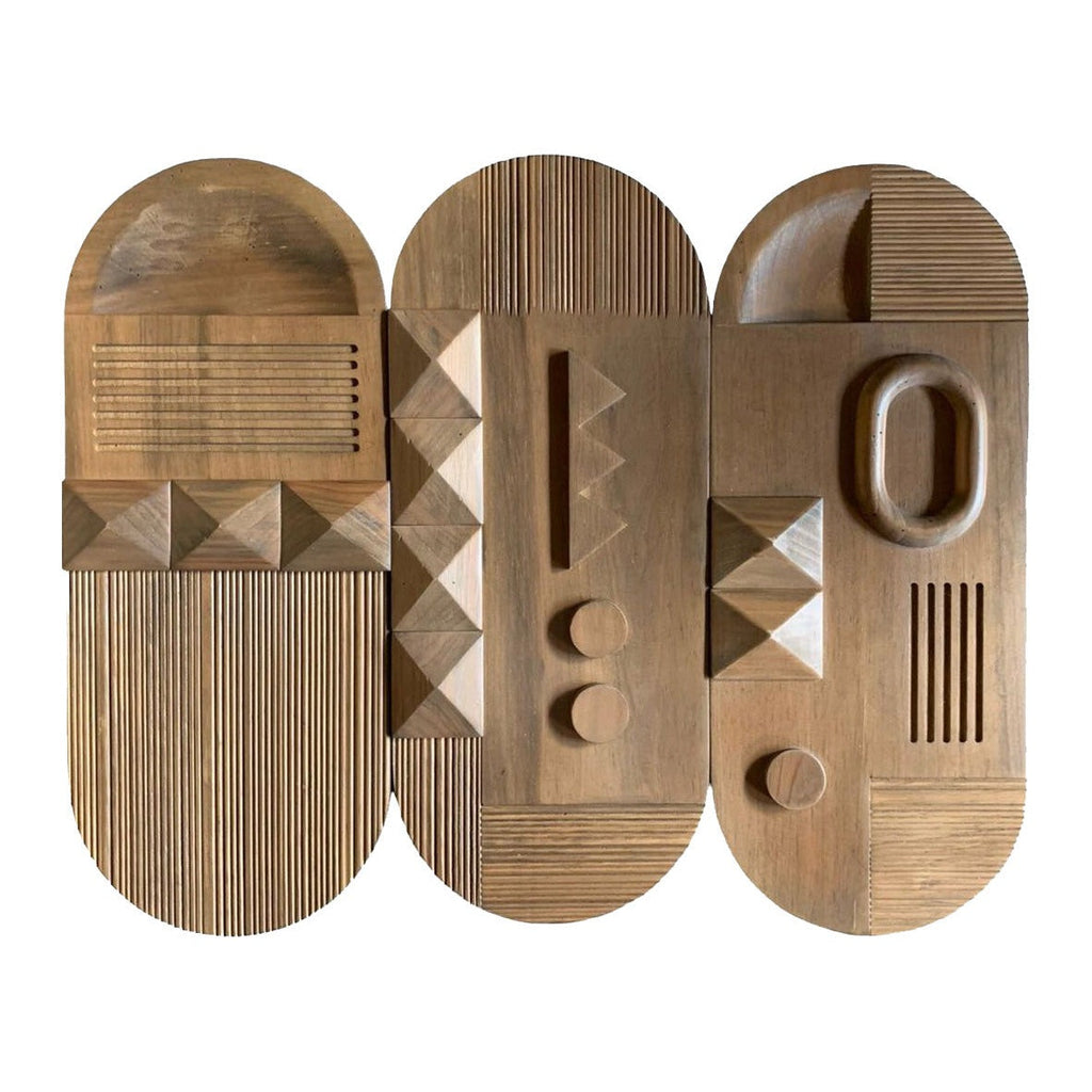 Planos Handcrafted Wooden Wall Hanging