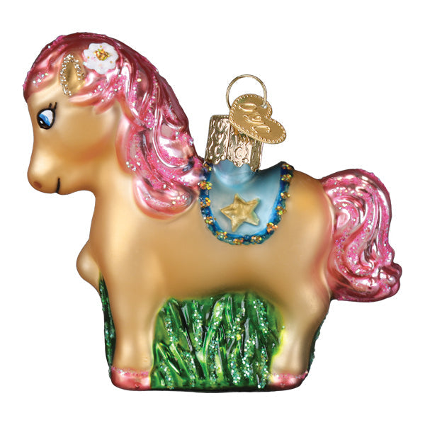 Playful Pony Ornament – Cute Decorative Horse Figurine for Home & Gifts