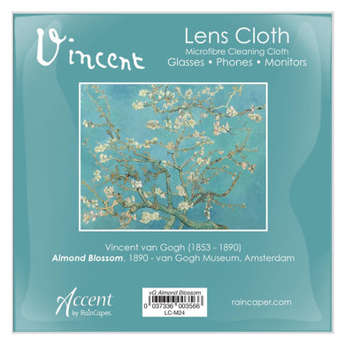van Gogh Almond Blossom Microfiber Lens Cleaning Cloth – Soft, Non-Abrasive, Art-Inspired