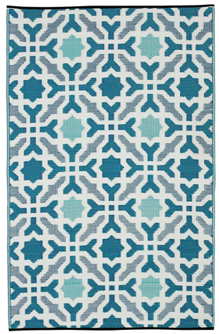 Seville Farmhouse Reversible Outdoor Patio Rug