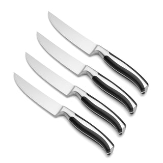 Oneida Contour Steak Knives, Set of 4, stainless steel/abs