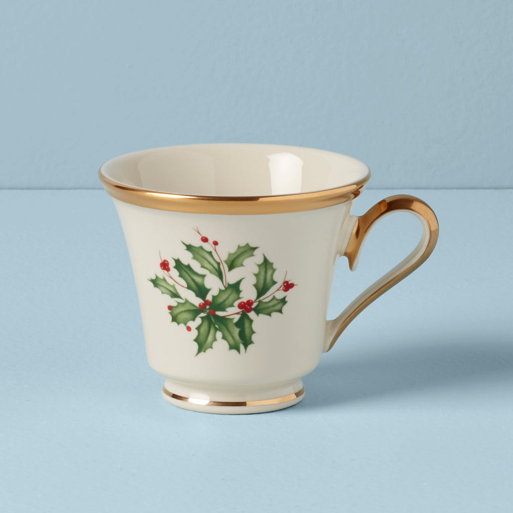 Lenox Holiday Teacup, porcelain