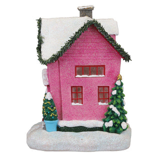 Holiday House Lighted Figurine – Festive Christmas Home Décor