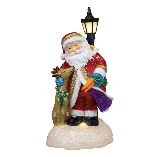 Endeering Santa Lighted Figurine – Festive Holiday Decor for Your Home