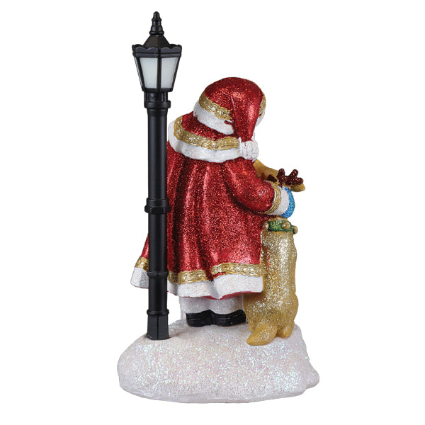 Endeering Santa Lighted Figurine – Festive Holiday Decor for Your Home