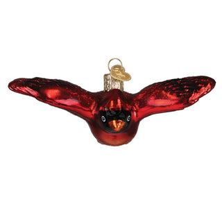 Cardinal In Flight Ornament – Beautiful Bird Figurine for Home Décor