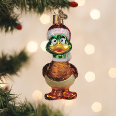 Silly Santa Duck Ornament – Funny Christmas Tree Decoration for Holiday Cheer