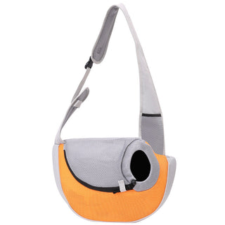 Breathable Pet Carrier Sling – Hands-Free Mesh Shoulder Pouch