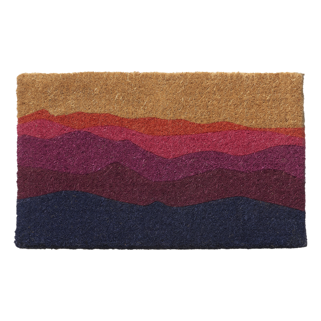 Shades of Dawn Natural Coir Doormat