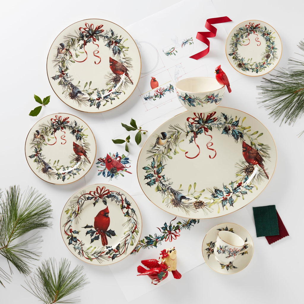Lenox Winter Greetings Accent Plate, porcelain (view 2)