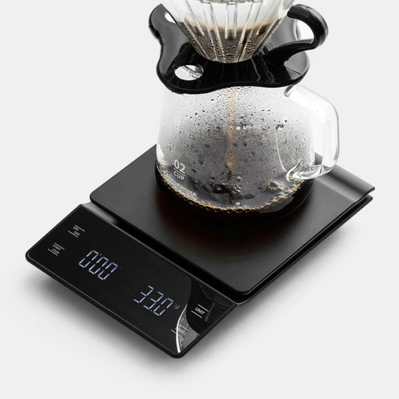 Digital Coffee Scale with Timer & LED Display – 3000g Precision Brewing Scale