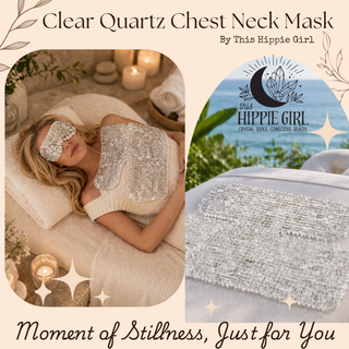 Crystal Clear Radiance™ Clear Quartz Chest & Neck Mask – Cooling Crystal Décolleté Ritual