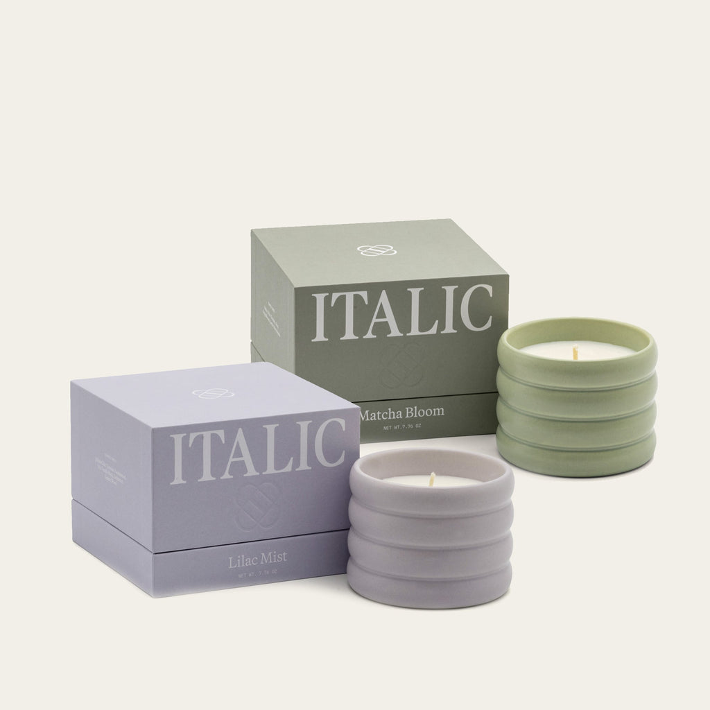 Vegan Soy Wax Candle in Reusable Ceramic Vessel