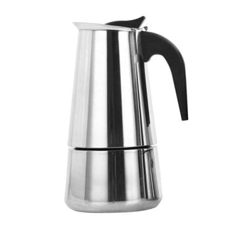 Stainless Steel Moka Pot Espresso Maker – Classic Stovetop Coffee Brewer