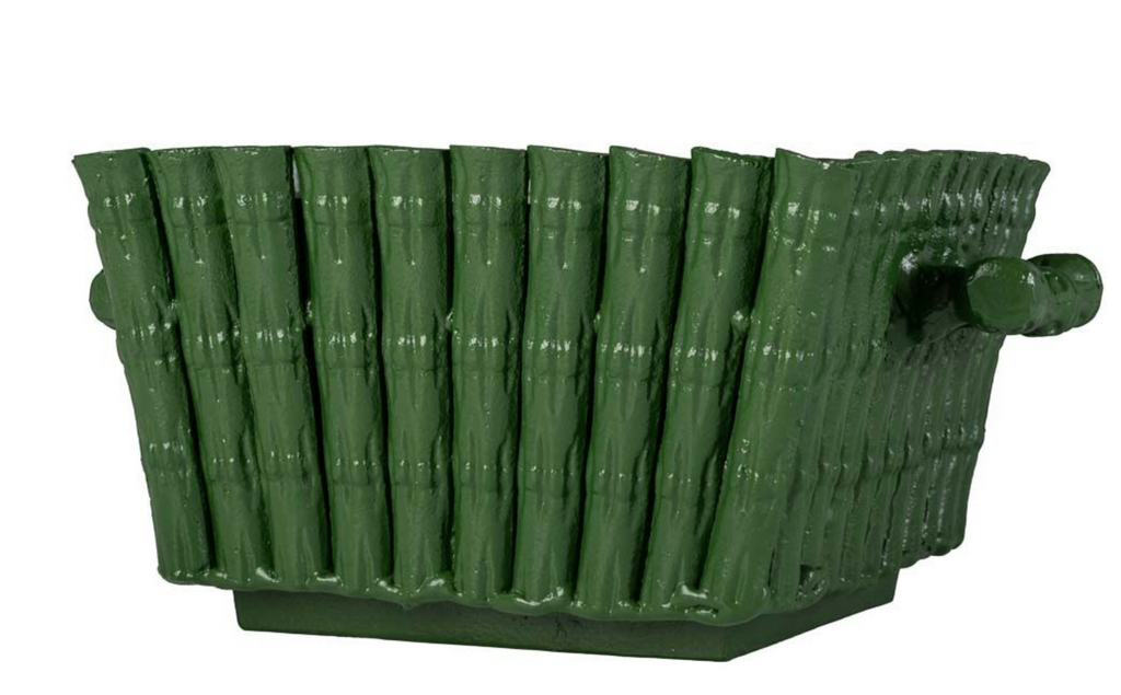 Moss Green Bamboo Planter
