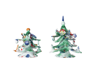 Ceramic Decorated Holiday Tree, Small/Medium/Large