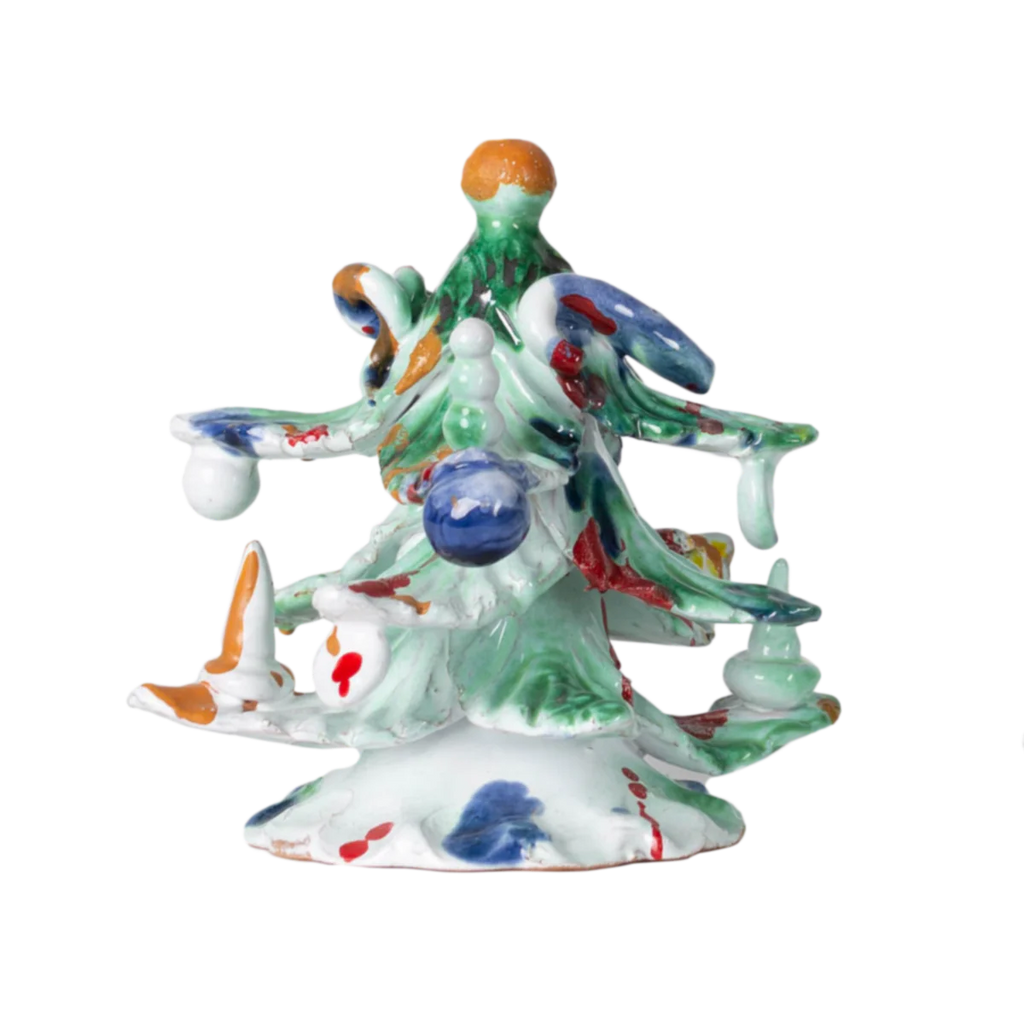 Ceramic Decorated Holiday Tree, Small/Medium/Large