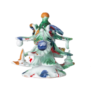 Ceramic Decorated Holiday Tree, Small/Medium/Large