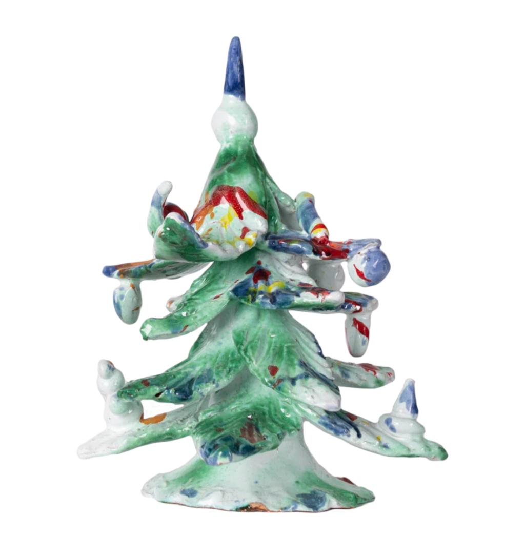 Ceramic Decorated Holiday Tree, Small/Medium/Large