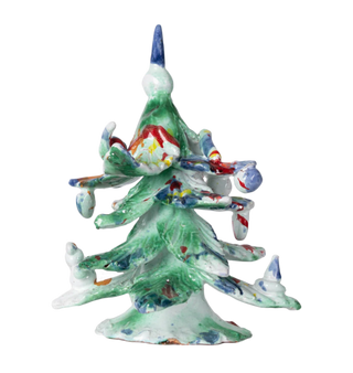 Ceramic Decorated Holiday Tree, Small/Medium/Large
