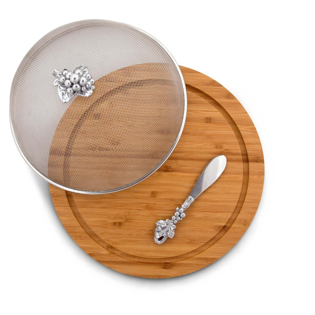 Grape Picnic Cheese Board & Spreader Set