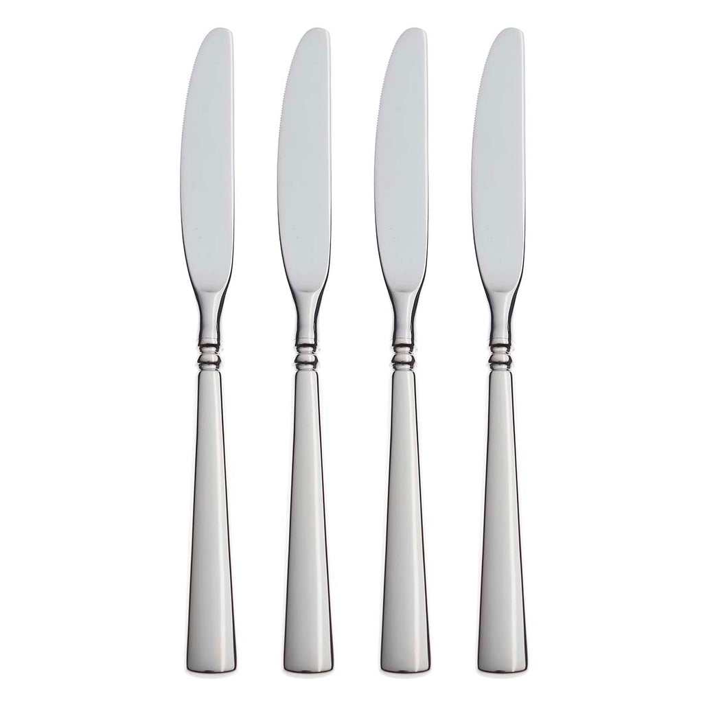 Oneida Easton Dinner Knives, Set of 4, stainless steel