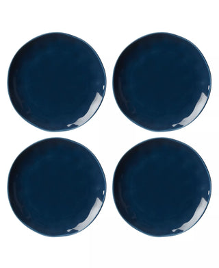 Lenox Bay Colors Blue Accent Plates, Set of 4, porcelain