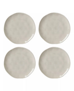 Lenox Bay Colors Grey Accent Plates, Set of 4, porcelain