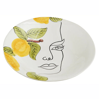 Lucia Oval Platter/Bowl, Lemon