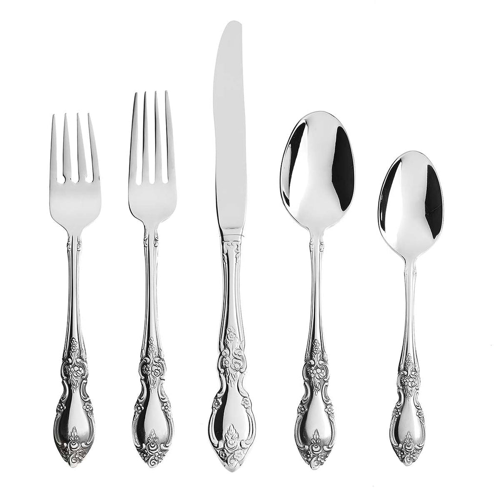 Oneida Louisiana 20-Piece Flatware Set, 18/8 stainless steel