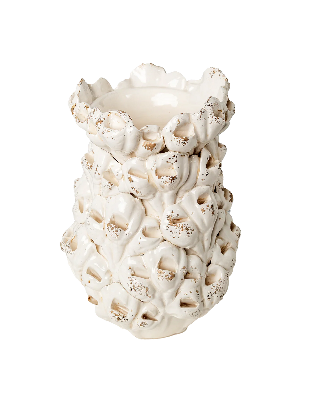 Les Fleur Tulip Vase in Ivory | Elegant 11