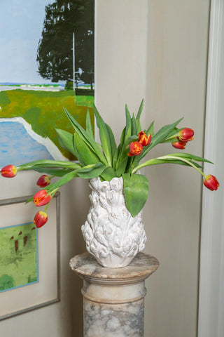 Les Fleur Tulip Vase in Ivory | Elegant 11