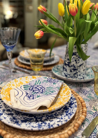 Cabana Napkin - Set of 8 and Tablecloth, Garden Party