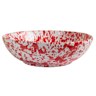 Taverna Speckled Red/White, Oval Platter/Serving Bowl