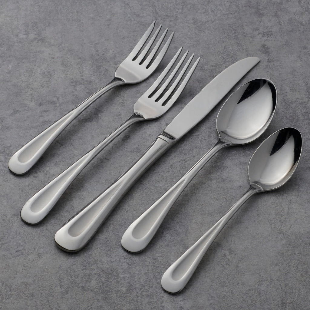 Oneida Satin Sand Dune 20-Piece Flatware Set, 18/0 stainless steel (view 3)