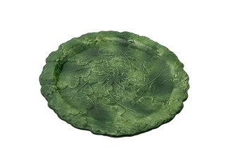 Compagnia Small Bowl/Leaf Plate, Green Oak Leaves