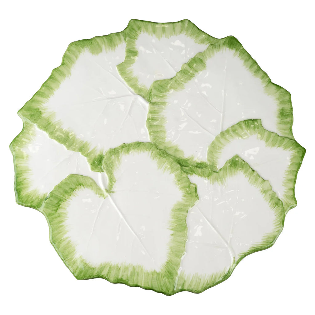 Compagnia Dessert/Dinner/Cheese Plate, Pink/Green