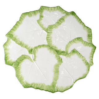 Compagnia Dessert/Dinner/Cheese Plate, Pink/Green
