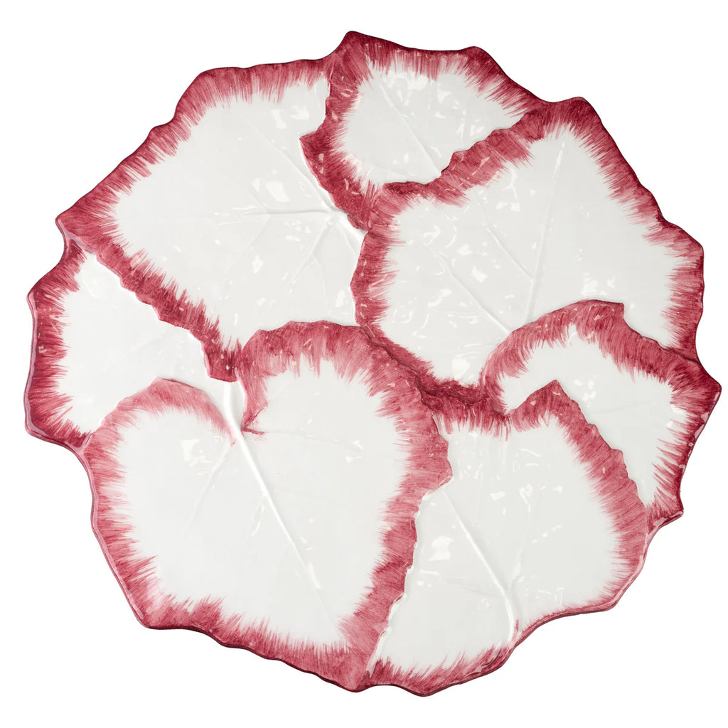 Compagnia Dessert/Dinner/Cheese Plate, Pink/Green